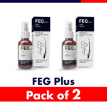 FEG PLUS Hair Growth Serum Spray 50ml Pack of 2 Bottles (Complete Course & Faster Results)